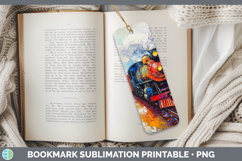 GorgeousBS02 Thick Paint Bookmark design.