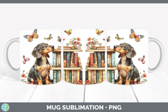GorgeousBS03 Bookshelf Mug Wrap design.