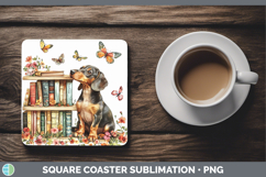 GorgeousBS03 Bookshelf Square Coaster design.