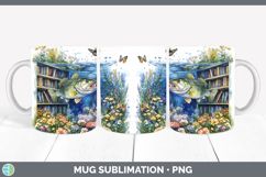 GorgeousBS03 Bookshelf Mug Wrap design.