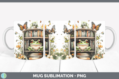 GorgeousBS03 Bookshelf Mug Wrap design.