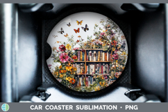 GorgeousBS03 Bookshelf Car Coaster design.