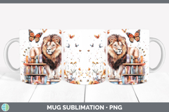 GorgeousBS03 Bookshelf Mug Wrap design.