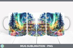 GorgeousBS03 Bookshelf Mug Wrap design.
