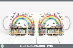 GorgeousBS03 Bookshelf Mug Wrap design.