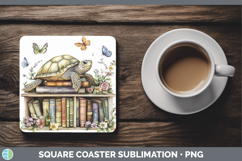 GorgeousBS03 Bookshelf Square Coaster design.