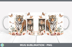 GorgeousBS03 Bookshelf Mug Wrap design.