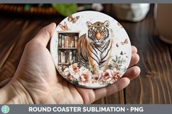 GorgeousBS03 Bookshelf Round Coaster design.
