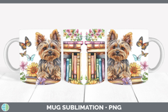 GorgeousBS03 Bookshelf Mug Wrap design.