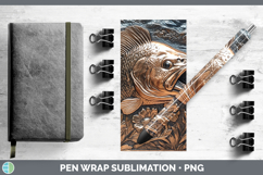 GorgeousBS03 Copper Relief Pen Wrap design.