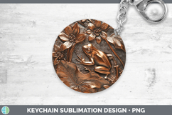 GorgeousBS03 Copper Relief Keychain design.