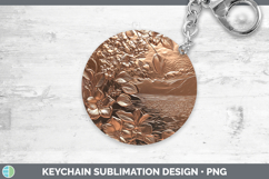 GorgeousBS03 Copper Relief Keychain design.