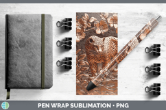 GorgeousBS03 Copper Relief Pen Wrap design.