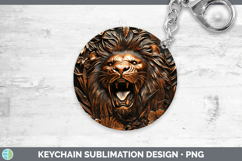 GorgeousBS03 Copper Relief Keychain design.