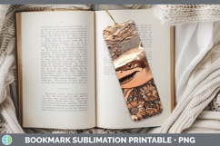 GorgeousBS03 Copper Relief Bookmark design.