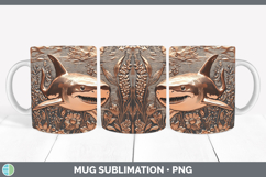 GorgeousBS03 Copper Relief Mug Wrap design.