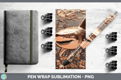 GorgeousBS03 Copper Relief Pen Wrap design.