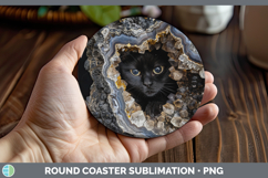 GorgeousBS03 Geode Round Coaster design.