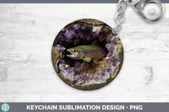 GorgeousBS03 Geode Keychain design.