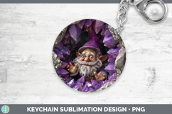 GorgeousBS03 Geode Keychain design.