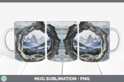 GorgeousBS03 Geode Mug Wrap design.