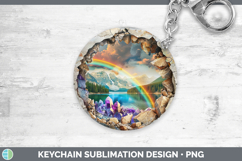 GorgeousBS03 Geode Keychain design.