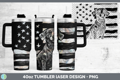 GorgeousBS03 Patriotic Flag Laser 40oz Tumbler design.