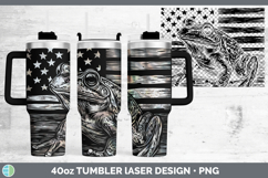 GorgeousBS03 Patriotic Flag Laser 40oz Tumbler design.