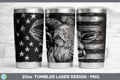 GorgeousBS03 Patriotic Flag Laser 20oz Tumbler design.