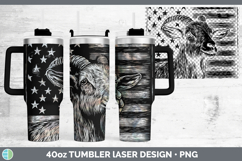 GorgeousBS03 Patriotic Flag Laser 40oz Tumbler design.