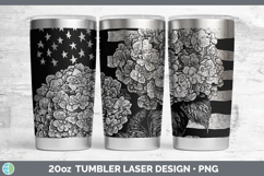 GorgeousBS03 Patriotic Flag Laser 20oz Tumbler design.