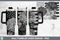 GorgeousBS03 Patriotic Flag Laser 40oz Tumbler design.