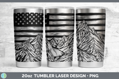 GorgeousBS03 Patriotic Flag Laser 20oz Tumbler design.