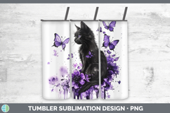 GorgeousBS03 Purple Drips Tumbler design.
