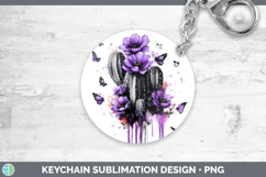 GorgeousBS03 Purple Drips Keychain design.