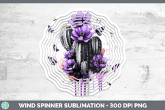 GorgeousBS03 Purple Drips Wind Spinner design.