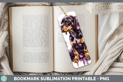 GorgeousBS03 Purple Drips Bookmark design.