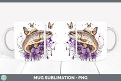 GorgeousBS03 Purple Drips Mug Wrap design.