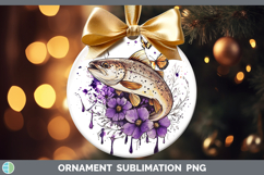 GorgeousBS03 Purple Drips Ornament design.
