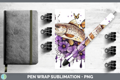 GorgeousBS03 Purple Drips Pen Wrap design.