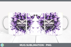 GorgeousBS03 Purple Drips Mug Wrap design.