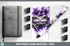 GorgeousBS03 Purple Drips Pen Wrap design.