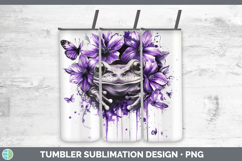 GorgeousBS03 Purple Drips Tumbler design.