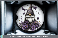 GorgeousBS03 Purple Drips Car Coaster design.