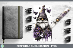 GorgeousBS03 Purple Drips Pen Wrap design.