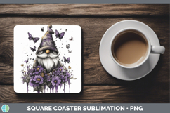 GorgeousBS03 Purple Drips Square Coaster design.