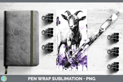 GorgeousBS03 Purple Drips Pen Wrap design.