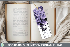 GorgeousBS03 Purple Drips Bookmark design.