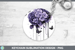 GorgeousBS03 Purple Drips Keychain design.