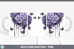 GorgeousBS03 Purple Drips Mug Wrap design.